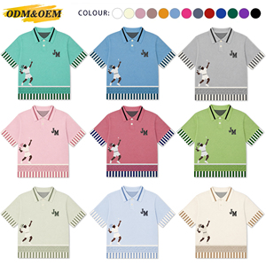 Pull décontracté personnalisé avec lettres brodées, pull d'été pour <span class=keywords><strong>homme</strong></span>, manches courtes, jersey de tennis, jersey tricoté, polo tricoté pour <span class=keywords><strong>homme</strong></span>, <span class=keywords><strong>chemise</strong></span> tricotée - Product Image 4