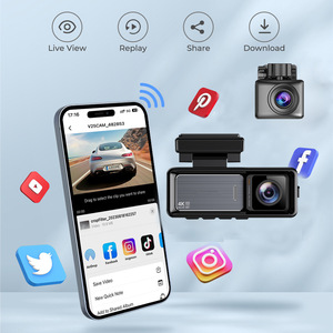 Cámara para Coche 4K con Grabación Delantera y Trasera, Wifi, Monitor de Estacionamiento, Vista de 140 Grados, Visión Nocturna 2160p, Compatible con Tarjeta TF - Product Image 1