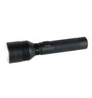 Lampe torche LED rechargeable super lumineuse 1000 lumens, étanche, pour ampoule P9, mise au point réglable, construction en alliage d'aluminium