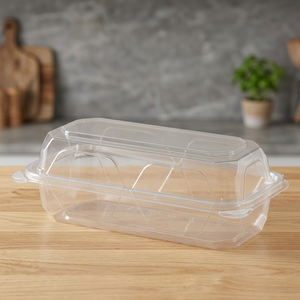 Taiwan Disposable Plastic PET <b>Container</b> Packaging Box Clear <b>Takeaway</b> Bread Cake <b>Container</b> Recyclable Recycled Materials Food - Product Image 2