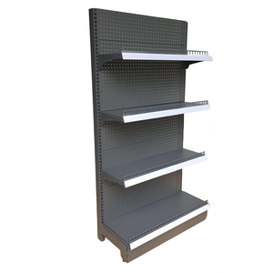 Support d'affichage simple face en fer robuste, étagère de supermarché autoportante pour un stockage efficace des produits dans les magasins de proximité - Product Image 1