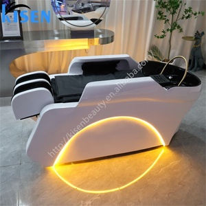 KISEN Electrical Smart Massage Shampoo Chair <b>Head</b> Spa Basin Luxury <b>Style</b> Hair Washing Basin Bed Salon Furniture for Sale - Product Image 3