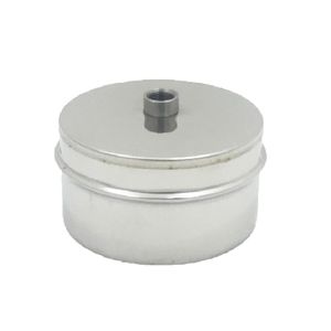 Tapa de cierre de acero en forma de M con ventilación para conductos de 100 mm, persianas y cubiertas de ventilación - Product Image 1