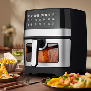 8 л, 1500 Вт, большая мощность, заводская цена, без масла, защита от тепла, антипригарная Круглая Печь Из Нержавеющей Стали - Product Image 4