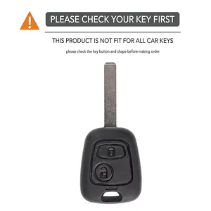 Funda Protectora de Silicona para <span class=keywords><strong>Llave</strong></span> de Coche de 2 Botones para <span class=keywords><strong>Peugeot</strong></span> 106 107 206 <span class=keywords><strong>207</strong></span> 307 Citroen C1 C2 C3 C4 XSARA PICASSO para Toyota AYGO - Product Image 6