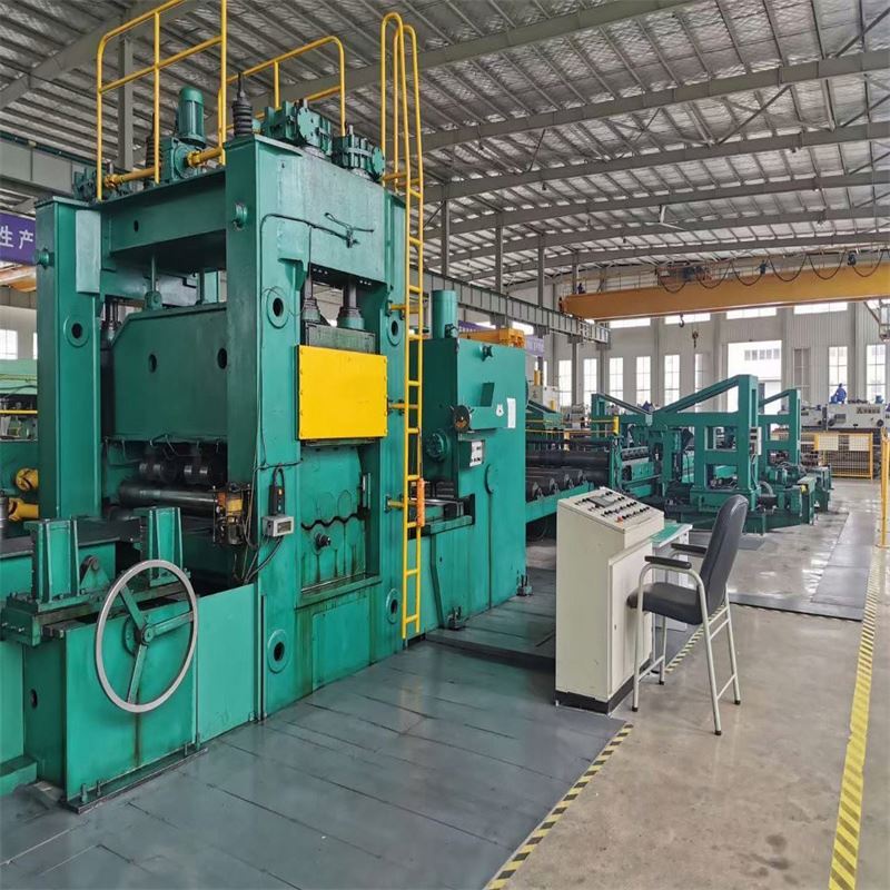 simple plate leveling machine for cut to length line