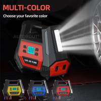 Mini compresseur d'air numérique portable en ABS 12V, robuste, avec lumière LED, gonflage rapide, arrêt automatique, pour voiture, 20L/min