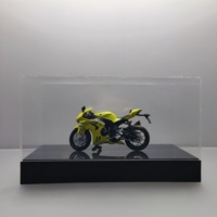 Vitrine de jouet en acrylique transparente personnalisée modèle de moto pour vitrine de cuisine de salon