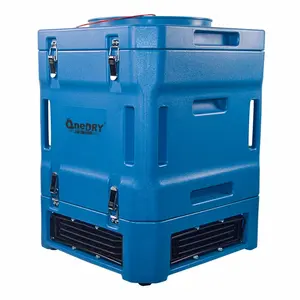 Portable large Negative air machine with 1000cfm 4 air outlets for water damage restoration and air cleaning