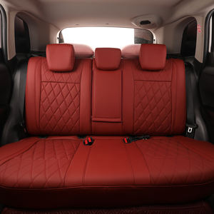 EKR Factory Source Luxury Leather Red Fit Ensemble complet de housses de siège de voiture personnalisées pour <span class=keywords><strong>Suzuki</strong></span> <span class=keywords><strong>Vitara</strong></span> 2008-2013 - Product Image 4
