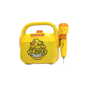 Mesin Karaoke bebek kuning anak-anak, mikrofon <span class=keywords><strong>Bluetooth</strong></span> Audio mikrofon Karaoke semua dalam satu mesin cerita lagu anak-anak - Product Image 1