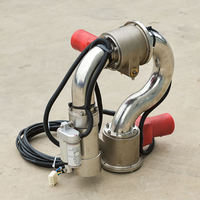 Canon à eau électrique en acier, arroseur rotatif intelligent, accessoire pour camion de lavage et de balayage