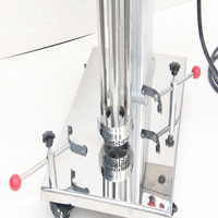 Machine d'émulsification à commande numérique, système de mélange haute efficacité, mélangeur à cisaillement élevé à levage électrique pour laboratoire