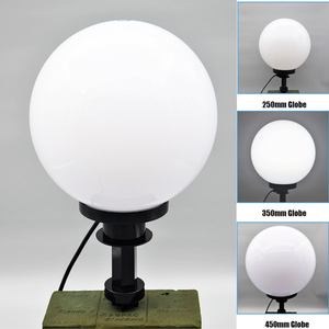 <span class=keywords><strong>Lampe</strong></span> à piquet de paysage extérieure électrique 220V, globe en acrylique imperméable de 200 mm, lumière LED, pour allée et pelouse - Product Image 1