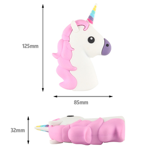 Promotional Custom Corporate Gift Unicorn High Capacity Portable Quality 2600mah 10000mah Power Bank