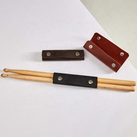 Porte-bâtonnets de batterie personnalisé, sac à bâtonnets de batterie, étui en cuir pour bâtonnets de batterie, manchon enveloppé pour bâtonnets de batterie, accessoires de batterie, cadeau pour batteur