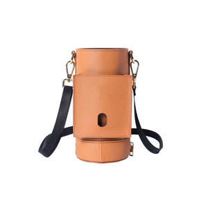 Bolsas Humidificadoras para Cigarros de Cuero CIGARLOONG, Bolsa de Viaje para Cigarros, Humidor para Cigarros con Bolsillo, Higrómetro Integrado de Primera Calidad, Cierre de Cremallera - Product Image 1