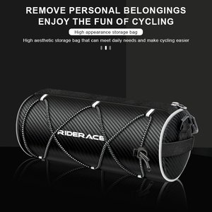 Sac de guidon circulaire RIDERACE pour vélo, sac à bandoulière portable, sac multifonctionnel pour cadre de VTT et vélo de route, pièce de vélo - Product Image 2