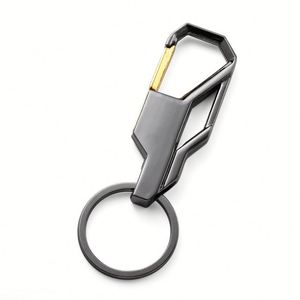 Porte-clés en alliage de zinc, pendentifs de voiture, style moderne et minimaliste, cadeaux promotionnels avec gravure de logo personnalisée, directement du fabricant - Product Image 1