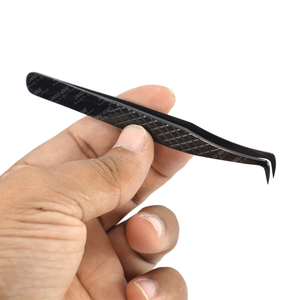 Pince à épiler de nouveau style pour extensions de cils pince à épiler en fibre pour cils classiques pince à épiler en acier inoxydable - Product Image 5