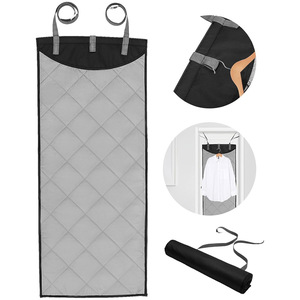 Vertical Ironing Board Pad 33x15x85cm Heat Resistant Portable Wall Mounted For Clothing Behind Doors On Walls - Product Image 1