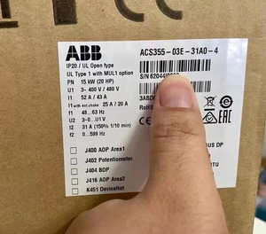 ACS355-03E-31A0-4 ACS355 ซีรีส์ 15kW 31A IP20 PLC - Product Image 3
