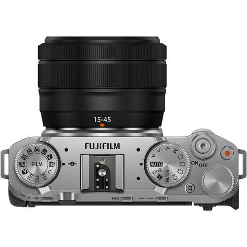 FUJIFILMM X-M5 Mirrorless Camera X.C 15-45mm F/3.5-5.6 Lens (Silver) 4K/8K Video Electronic Image Stabilization
