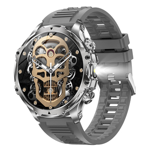 2025 AK75 akıllı saat 1.85 inç el feneri su geçirmez kan basıncı kan oksijen 700mAh pil erkekler açık spor Smartwatch - Product Image 4