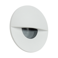 Projecteur mural LED blanc en aluminium anti-éblouissement encastré IP67 pour couloir et escalier, étanche intérieur/extérieur, haute fidélité des couleurs (CRI)