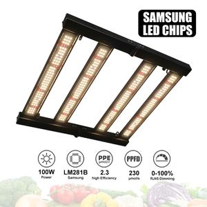 ไฟปลูกต้นไม้ในร่มปรับแต่งได้ 240W ชิป LED Samsung ปรับความสว่างได้ ครอบคลุมทุกย่านความถี่แสง สำหรับการเจริญเติบโตของพืชในระยะการเจริญเติบโตและการออกดอก - Product Image 3