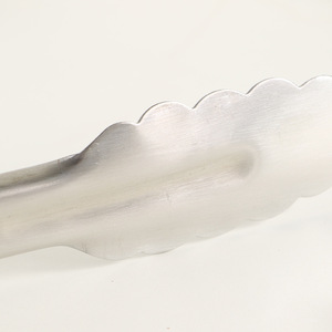 14-16 inch thép không gỉ vỏ sò tiện ích kẹp màu đỏ với vinyl xử lý và <span class=keywords><strong>Silicone</strong></span> lời khuyên bền vững đồ nấu nướng cho BBQ - Product Image 5