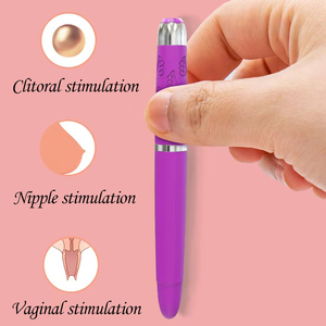Moda comoda e liscia <span class=keywords><strong>Trendy</strong></span> Triple emozionante penna di stimolazione del capezzolo vibratori per il piacere degli adulti - Product Image 4