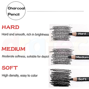 Per il trasporto di materiale artistico di classe di <span class=keywords><strong>arte</strong></span> generale a <span class=keywords><strong>carboncino</strong></span> Set di matite in legno per schizzi professionali con logo personalizzato - Product Image 6