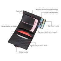 Porte-cartes RFID en cuir PU pour hommes et femmes, portefeuille fin pour AirTag, sac à monnaie, compatible avec les traceurs Apple AirTags