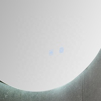 Miroir rectangulaire moderne à LED bicolore avec fonction anti-buée, image claire et de haute qualité