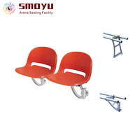 Bancs de tribune personnalisés pour stades avec accoudoirs, en HDPE et acier, résistants aux UV, couleur Pantone, vente en gros OEM/ODM
