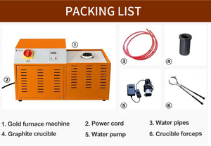 Petit four de fusion de fer en acier moufle 150 four de fusion d'or industriel de métaux précieux 3500 1Kg-500Kg Kilowatt - Product Image 4