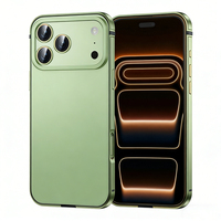 Coque de téléphone magnétique en métal la plus récente 2026 pour 15/16/17 Pro Max - Protection antichoc pour téléphone portable