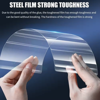 Protection d'écran en verre trempé mat 0,33 mm 9H 2,5D, couverture complète, anti-traces de doigts, bords arrondis, lot de 2 pour iPad Air 13 Pro