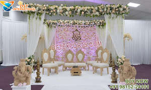 Gujrati Wedding Wooden Mandap <b>Chairs</b> Set USA Wholsale Low Seating Sankheda Vidhi Mandap <b>Chair</b> Factory Price Sydney Event Decor - Product Image 4