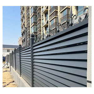 Sıcak satış açık çit ızgara ahşap plastik kapı ile dayanıklı ve şık trafik bariyeri - Product Image 1