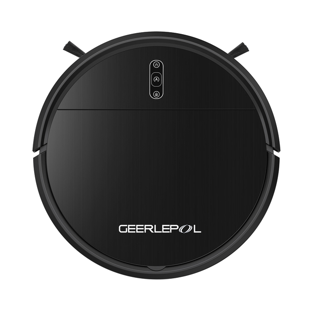 GEERLEPOL Smart Robot Vacuum Cleaner Floor Mop Alexa/Google/Tuya App 2000-2499Pa Suction HEPA Filter for Garage Household Hotels