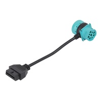 Diseño personalizado 16P OBD2 OBDII conector enchufe Deutsch 9 pines verde macho hembra J1939 arnés de cable