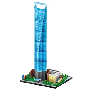Conjunto enorme bloco de diamante de plástico, brinquedo, cidade, construção para adultos