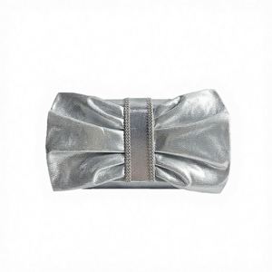 Satin Woven <b>Clutch</b> Ladies Handbag Evening Purse Women's Banquet Shoulder Crossbody Bag Dress Party <b>Wedding</b> - Product Image 3