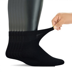 Wholesale 100% Cotton Men's Thin Crew Dress <b>Socks</b> Basic <b>Black</b> High Business Suit Spring Anti-Bacterial Casual Logo Breathable - Product Image 3