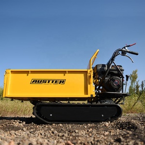 AUSTTER 500KG piste en caoutchouc automotrice Mini transporteur Dumper puissance hydraulique <span class=keywords><strong>brouette</strong></span> chenillée Mini Dumper - Product Image 2