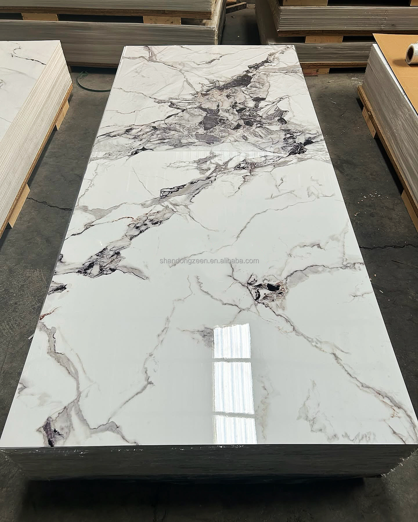 UV Marble Sheet Fusion Dynamic Pattern Customization Architectural Grade Performance Residential Commercial Harmony