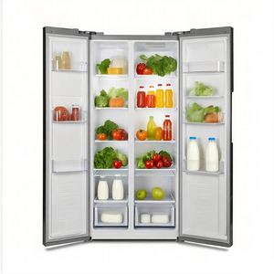 Premium Side-by-Side Refrigerator Frost Free <b>Fridge</b> Large Capacity Smart Temperature Control Efficient Cooling Refrigerators Fri - Product Image 1