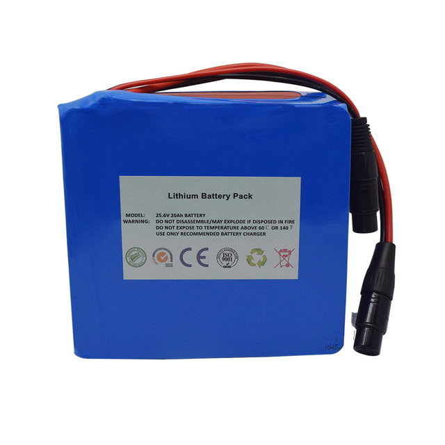 Hot Sales Lifepo4 Li Ion 8S Battery Pack 25.6v 20Ah 512Wh Li-ion Rechargeable Lithium Battery for Scooter